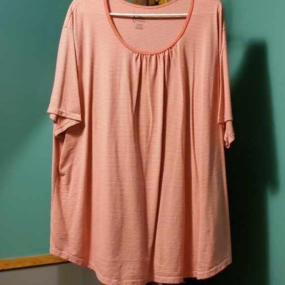 Pink striped blouse - Picture 1 of 2